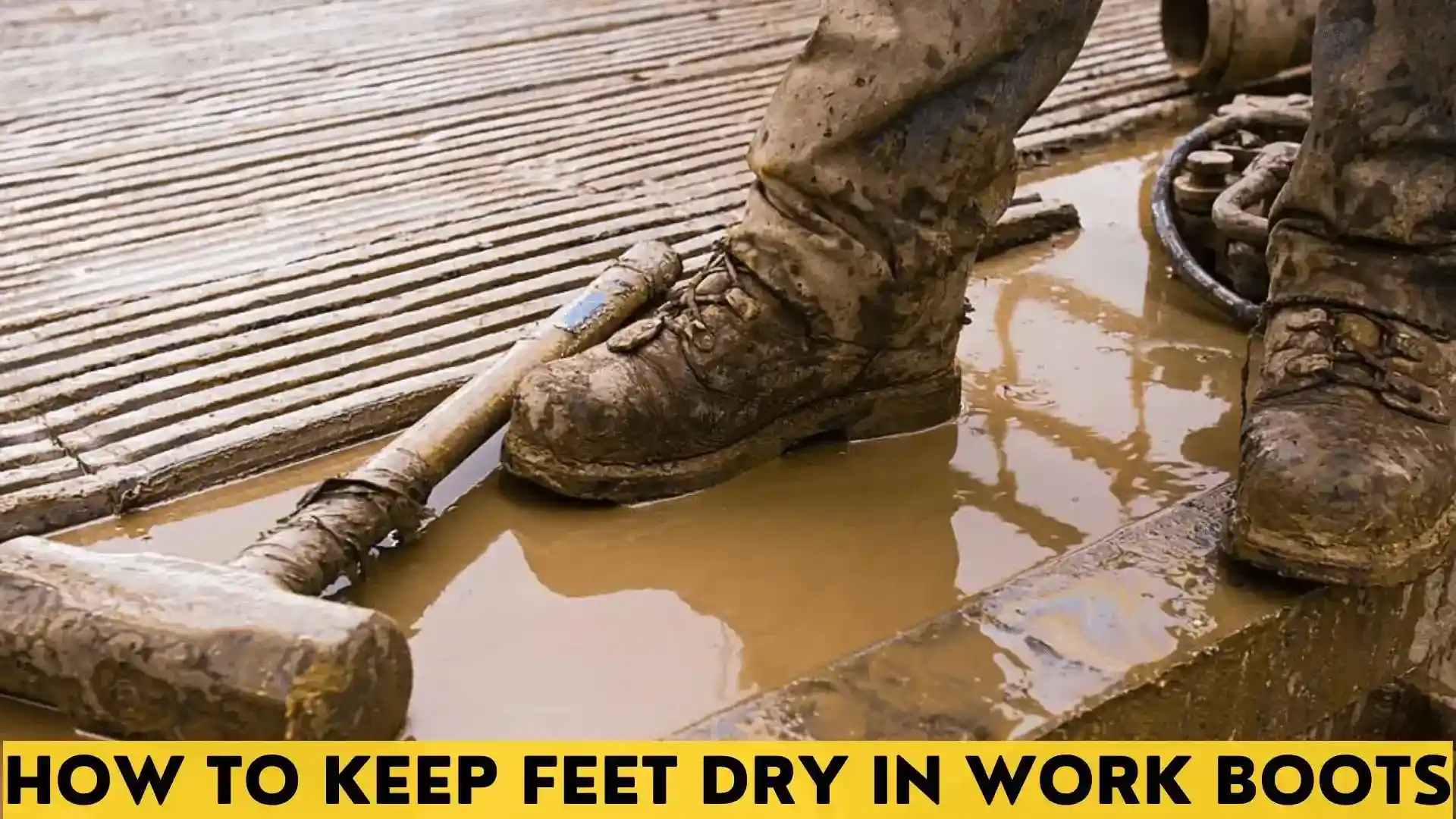 How To Keep Feet Dry in Work Boots
