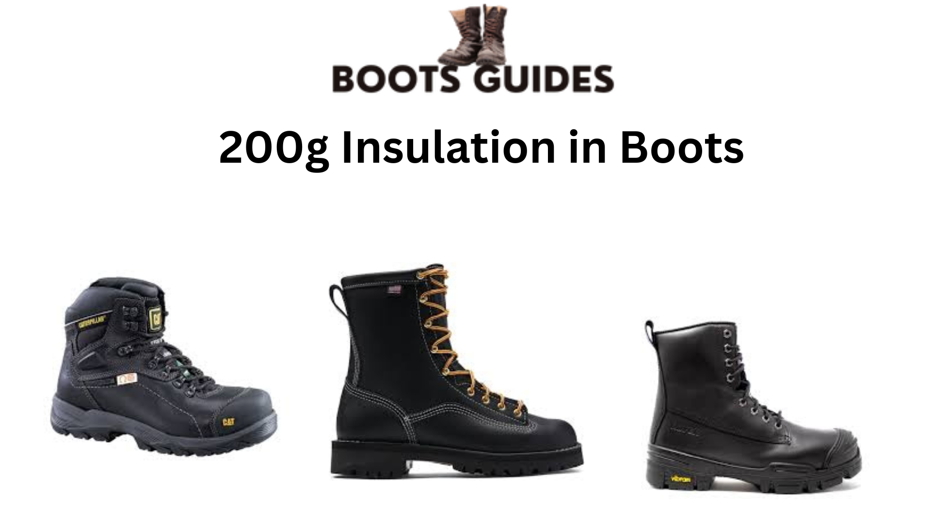 200g Insulation in Boots